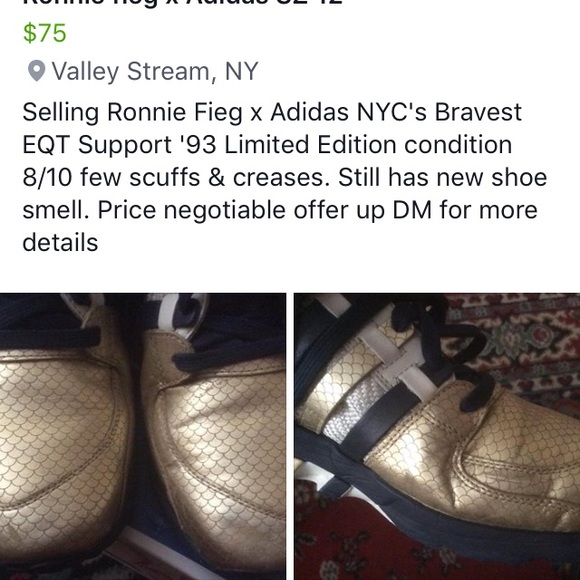 Ronnie Fieg x Adidas NYC's Bravest EQT 93 support - Picture 4 of 8